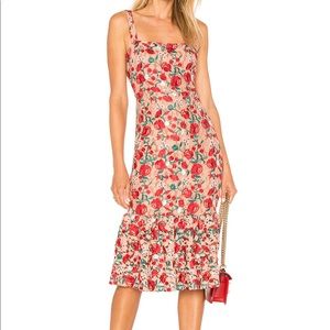 Lovers + Friends Under The Stars Floral Midi Dress